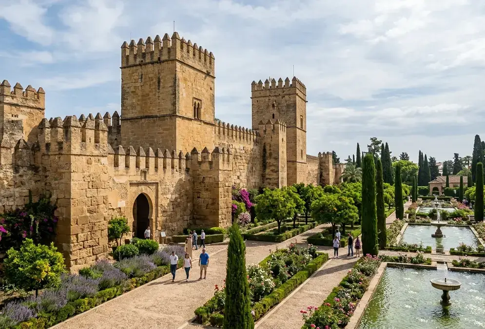 The Alcázar de los Reyes Cristianos fortress in Córdoba, which served as headquarters of the Spanish Inquisition for over 330 years