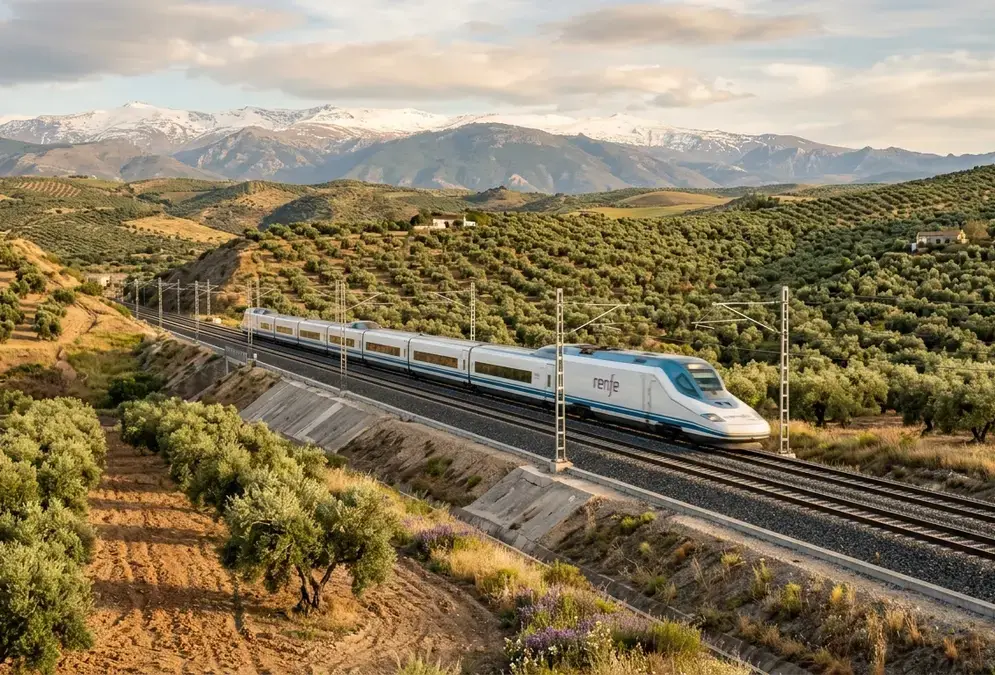Roman Bridge of Córdoba at sunset over the Guadalquivir river
