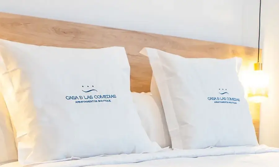 Interior courtyard patio of Casa de las Comedias boutique apartments in Córdoba