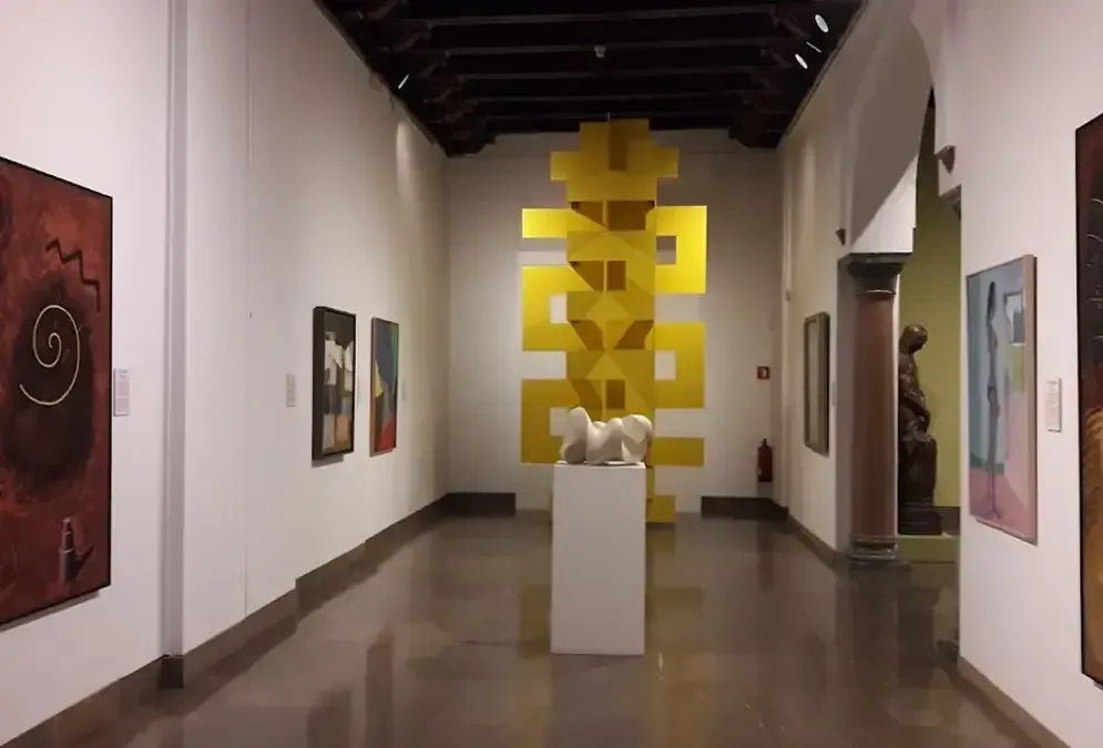 Façade of the Museo de Bellas Artes de Córdoba in the historic Plaza del Potro