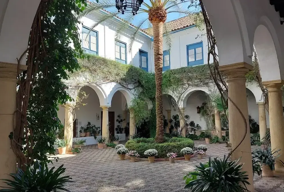 Courtyard inside the Palacio de Viana in Córdoba